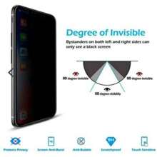Película de vidro 3D Privativa Anti Spy Para IPhone Todos Modelos Privacidade Para Ios 7 8 XS XR 11 12 13 14 15 Pro Max - Transparente - Visão 4