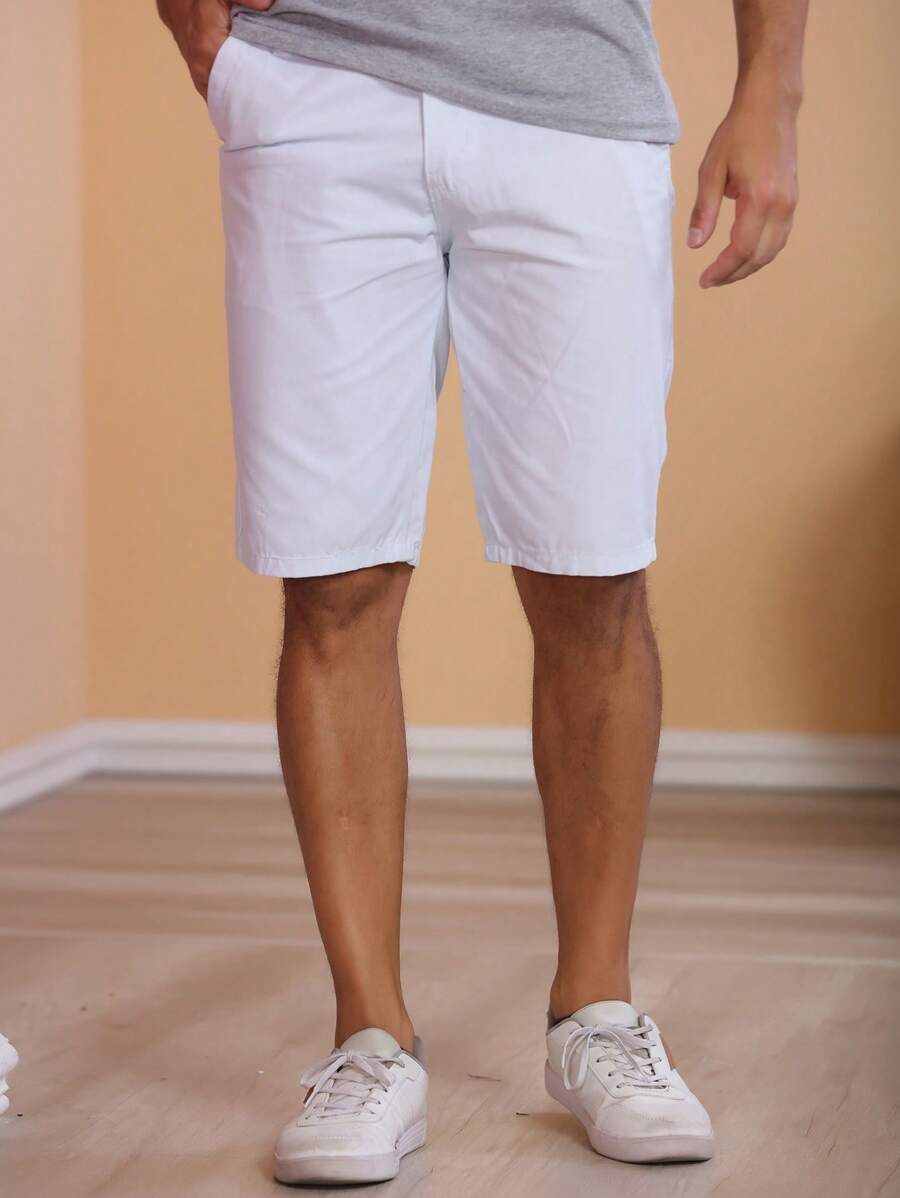 Men Shorts - 白色 - 查看 1