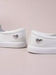 Nuevos tenis sin cordones blancos para mujer, zapatos casuales y cómodos para estudiantes, versátiles zapatos deportivos planos de ocio, entrenadores ligeros