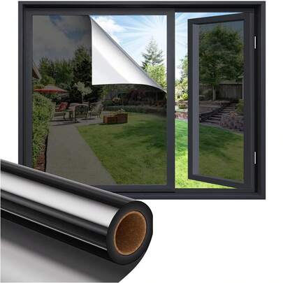 Tek Yönlü Pencere Filmi: Ayna Yansıtıcı Pencere Filmi, Gizlilik Isı Kontrolü, UV Parlama Önleyici Pencere Filmi, Güvenlik Pencere Filmi, Ev ve Ofis İçin Güneş Koruyucu (Siyah-Gümüş), Çıkartmalar, Duvar Çıkartmaları, Ev Dekorasyonları İçin Vinil Çıkartmalar, Evinizi Yenileyen Bahar Dekorasyon Ürünleri, Rama Dekorasyon Çıkartmaları, Hediyeler, Doğum Günü Mezuniyeti