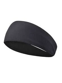 Cintas de pelo de estilo retro y vintage, de moda Memphis, cintas para sudar. Para hombres y mujeres, estilo años 80, elásticas, absorbentes y suaves, ideales para deportes como caminatas, ciclismo, etc. Accesorios sólidos de color para el pelo. - A - Ver 8