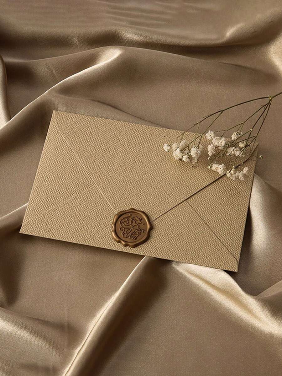 Set de 20/10/5 sobres, sobres de oficina, tarjetas de invitación de boda, invitaciones comerciales occidentales, sobres rosas, excelentes para tarjetas de felicitación, sellos de cera, papel para cartas - traje - Ver 1