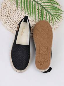 Mocasines planos casuales de mujer con tejido transpirable y antideslizante