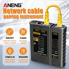 ANENG ANENG M469D Cable Lan Tester Network Cable Tester RJ45 RJ11 RJ12 CAT5 UTP LAN Cable Tester Networking Tool Network Repair