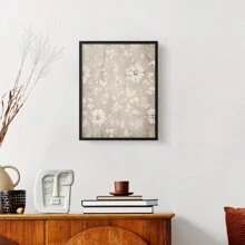 Ready To Hang Vintage Floral Print IV -Framed Print Comes With 8x10 Solid Wood Walnut Frame-Vintage Décor-Home Décor-Wall Art-Décor-Framed Art-Picture Frame-Posters