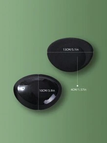 1對貼身加厚胸墊，呈鮑魚和小胸形狀，為豐滿的胸罩，泳衣或比基尼提供支持