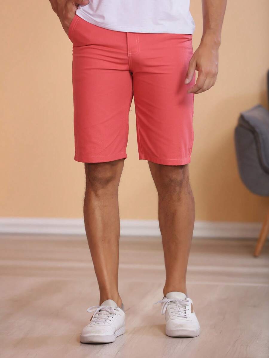 Men Shorts - Pink - View 1
