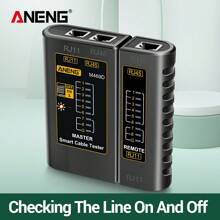 ANENG ANENG M469D Cable Lan Tester Network Cable Tester RJ45 RJ11 RJ12 CAT5 UTP LAN Cable Tester Networking Tool Network Repair
