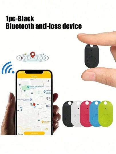 1个蓝牙防丢行李牌，使用这款行李丢失报警器，确保您的行李永不丢失。它是一款必备的旅行配件和旅行必需品。您可以随时查看行李的位置。适用于防止宠物丢失。防止行李、包、钥匙、蓝牙防丢器、定位器等丢失……旅行必需品 旅行配件 旅行必备品 海滩度假 暑假 学校配件 返校用品 杂项