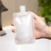 6入組/3入組30毫升/50毫升/100毫升化妝品可裝袋和乳液擠壓瓶，方便旅行