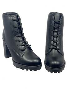 Women Pant Boots - màu đen - Xem 2