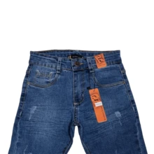 Young Boys Denim Tops - 中等水洗藍 - 查看 6
