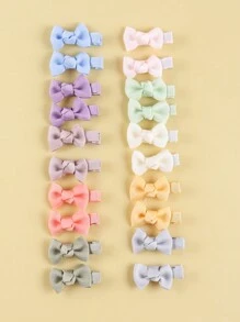 20pcs Multi-Color Baby Hair Clips Hair Accessories Without Damaging Skin Love Valentine