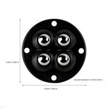 粘性旋转脚轮底座，带移动滚轮，承重能力强，用于家具、咖啡桌和家用五金，无需钻孔