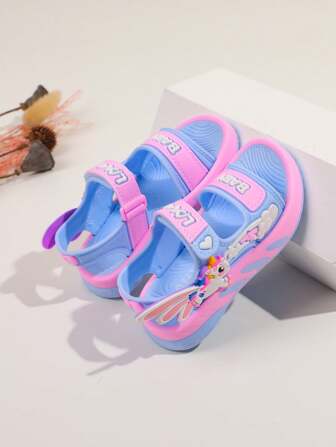 Cute Cartoon Casual Soft Bottom Anti-Slip Wear-Resistant Girls Students Sandals