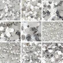 10g Crystal Sequin Paillettes 3mm 4mm 5mm 6mm Pvc Round Flat Cup Sequins For Jewelry Hairband Sewing Wedding Craft DIY Accessories
