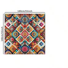 JIT, 1 chiếc Mandala và hoa văn Nhà bếp và phòng ăn Khăn trải bàn hình chữ nhật, Khăn trải bàn, Khăn trải bàn sợi nhỏ chống bụi bẩn và có thể giặt được, Trang trí khăn trải bàn lễ hội, Nhà bếp gia đình, Trang trí phòng ăn, Vải dã ngoại, Quà tặng lễ hội - Nhiều màu - Xem 28