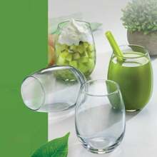 Juego De 4 Vasos De Vidrio De 497ml Crisa - transparente - Ver 1