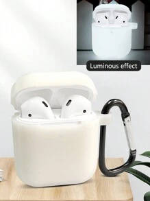 1 Hộp Đựng Tai Nghe AirPods Phát Sáng Trong Bóng Tối, Vỏ Bảo Vệ Dày Bằng Silicon, Tương Thích Với Tai Nghe Bluetooth Apple - Nhiều màu - Xem 10
