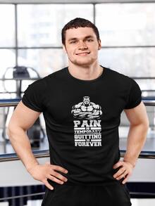 PLAYERA DEPORTIVA GYM GIMNASIO  ENTRENAMIENTO 23 - Negro - Ver 2