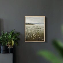 Ready To Hang Vintage Landscape XXXII -Framed Print Comes With 8x10 Solid Wood Walnut Frame-Vintage Décor-Home Décor-Wall Art-Décor-Framed Art-Picture Frame-Posters - 自然的 - 查看 3