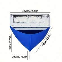 (3pcs/Set) Home Air Conditioner Cleaning Drain Bag, AC Drain Bag, Wall Mounted Indoor Unit Cleaning Water Collection Bag Set