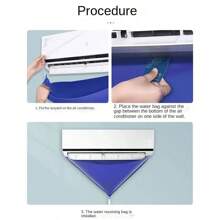 (3pcs/Set) Home Air Conditioner Cleaning Drain Bag, AC Drain Bag, Wall Mounted Indoor Unit Cleaning Water Collection Bag Set
