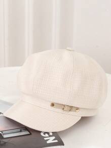 One English Style Women Beret Cap Newsboy Cap Painter Cap Octagonal Cap, Suitable For Spring And Autumn Seasons. - Multicolor - View 7