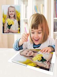Custom Adult Diamond Painting Kit, Personalized Photo Full Drill Diamond Painting, 5D Diamond Gem Painting, Round Diamond Art Wall Decoration Gift