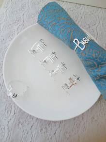 6pcs Hotel Restaurant Napkin Rings, Table Decoration - 6 Napkin Rings - View 10