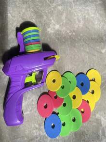 兒童胡蘿蔔形狀泡泡槍玩具，安全創意親子互動戶外遊戲（隨機顏色） - 彩色 - 查看 11