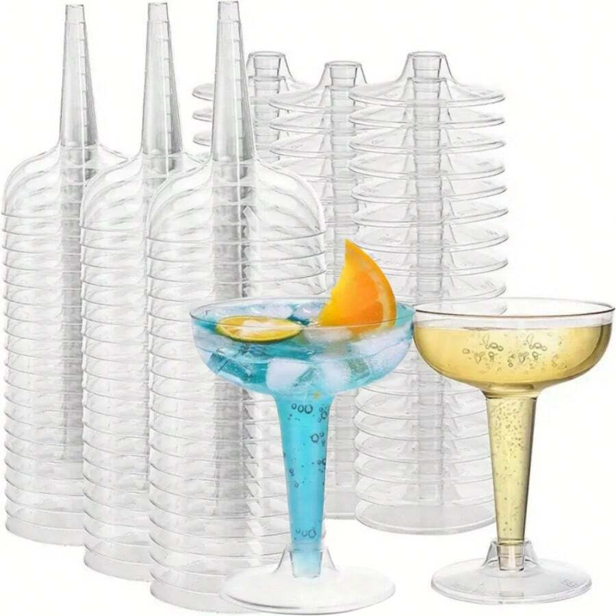 Champagne Flutes, RimBaking Champagne Glasses, Perfect For Wedding