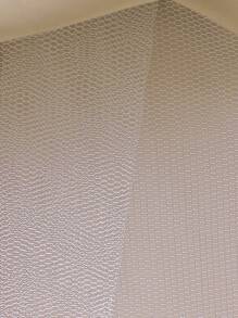 女童纯色缎面刺绣花朵蝴蝶结优雅花童礼服，不含头饰 - 金色 - 查看 9