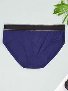 4 pezzi Slip uomo con vita a triangolo, boxer con logo, realizzati in materiale morbido e stretch, adatti per l'uso quotidiano e il sonno
