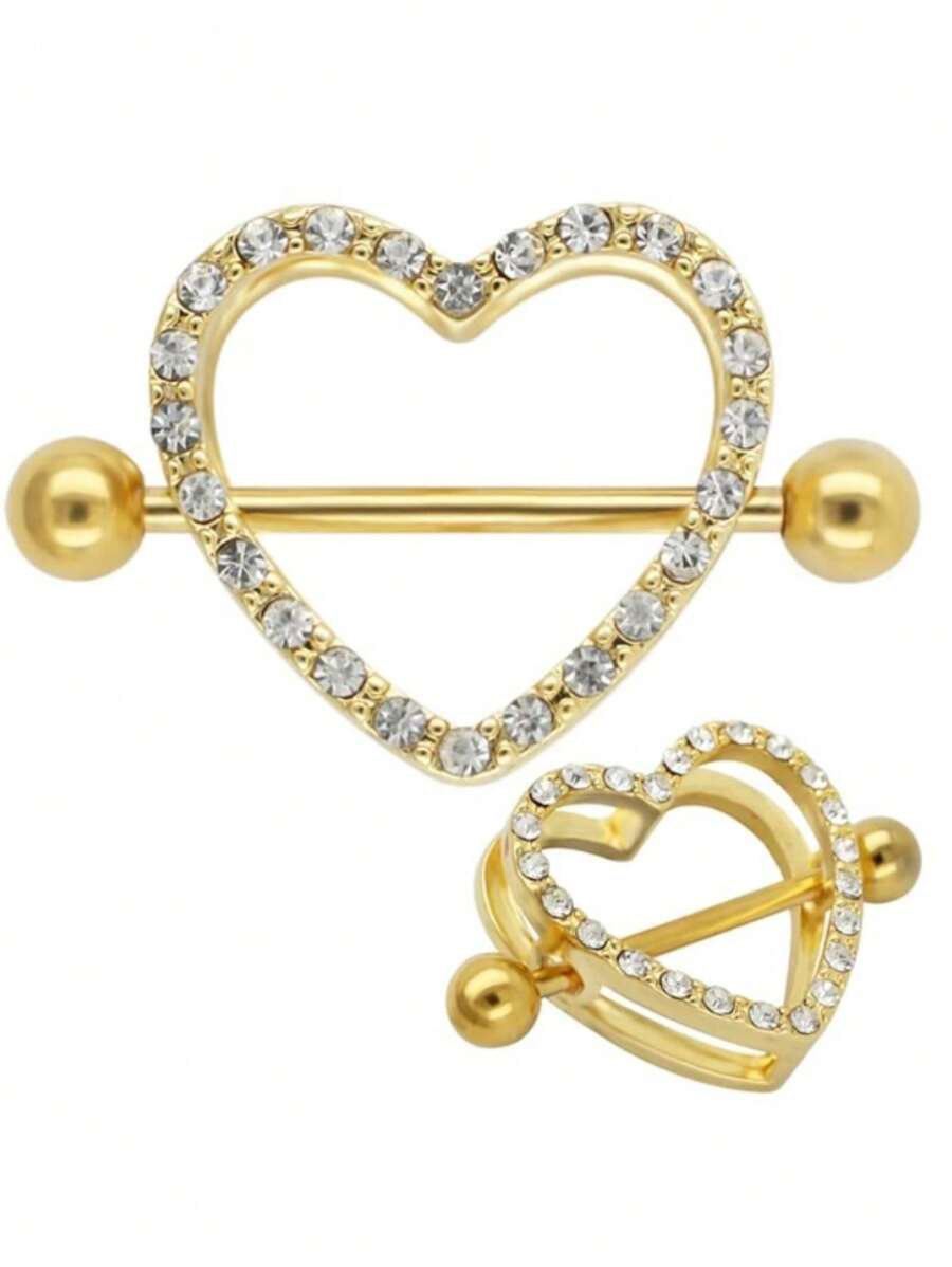 Women Nipple Ring - Vàng - Xem 1