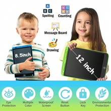 1PC 8,5/12 inch LCD-schrijftablet voor 3-8 jarigen Elektronisch tekenblok en krabbelbord Educatieve verjaardagscadeaus voor meisjes en jongens