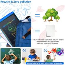 1PC 8,5/12 inch LCD-schrijftablet voor 3-8 jarigen Elektronisch tekenblok en krabbelbord Educatieve verjaardagscadeaus voor meisjes en jongens