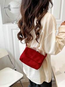 1Pc Fashionable Mini Shoulder Bag, Lightweight Nylon Crossbody Bag, Women's Casual Outdoor Bag, Stylish Nylon Mini Shoulder Bag For Women Perfect For Daily And Casual Use