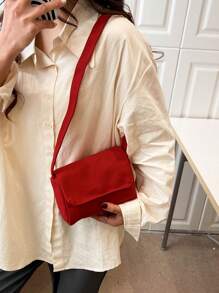 1Pc Fashionable Mini Shoulder Bag, Lightweight Nylon Crossbody Bag, Women's Casual Outdoor Bag, Stylish Nylon Mini Shoulder Bag For Women Perfect For Daily And Casual Use