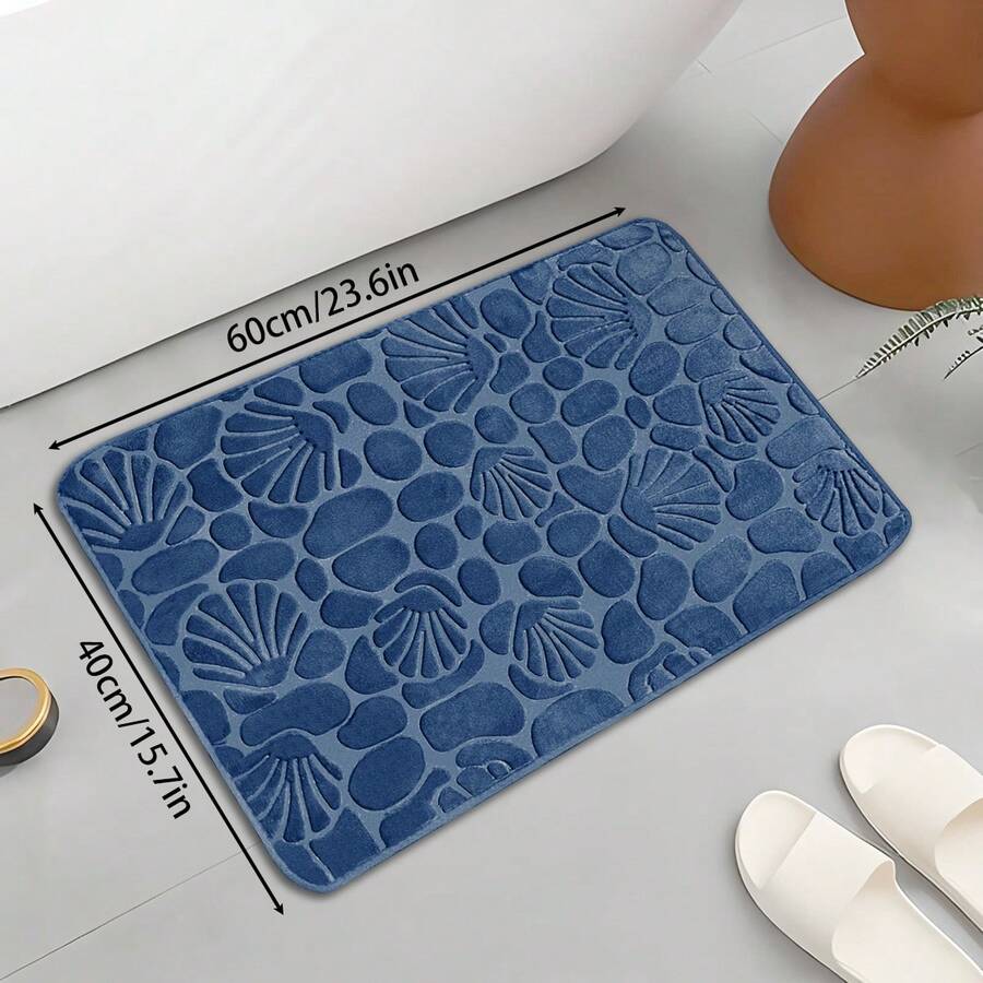 Stone Shell Bathroom Shower NonSlip AntiDirty WaterAbsorbing