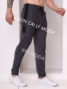 Men Pants - Màu xám đen - Xem 2