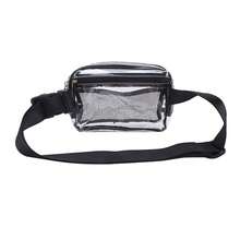Túi đeo thắt lưng trong suốt chống thấm nước Túi ngực dùng cho thể thao ngoài trời và chạy bộFanny PackTúi BumTúi đeo hôngTúi đựng tiền Du lịch Công tác cuối tuần Kỳ nghỉ hè Kỳ nghỉ Công suất lớn Mang theo Tiện ích Màu đen Quà tặng cá nhân Quà tặng nam Bạn trai Bố chồng Túi đi học - màu đen - Xem 3
