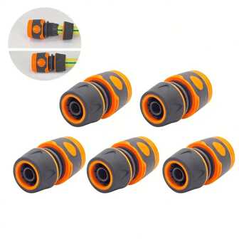 Lot de 3 connecteurs rapides pour tuyaux d"eau 1/2 - Connecteurs de tuyaux de jardin à diamètre intérieur de 4 points de 12 mm