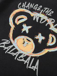 Balabala Tween Boys Base Shirt Children's Short Sleeve T-Shirt Boys' Medium And Large Children's Summer Cool  Casual Top