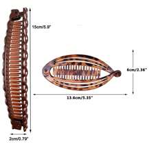 4pcs Hair Clips Vintage Clincher Combs Tool For Thick Curly Hair Accessories Fishtail Double Banana Clip Set For Women Girls Hair Claws Claw Clips Hair Jaw Clip Hair Clamps Hair Clutch Hair Catcher Clip