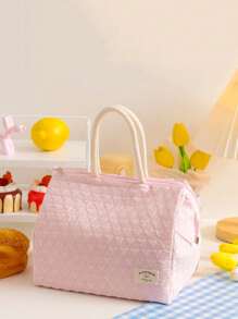 Bolsa de almuerzo aislada para temporada de regreso a la escuela, tote térmico impermeable reutilizable para adultos, trabajo al aire libre, escuela y picnic. Bolsas organizadoras de la escuela para profesores, bolsas de almacenamiento, bolsas organizadoras de la clase. - Multicolor - Ver 3