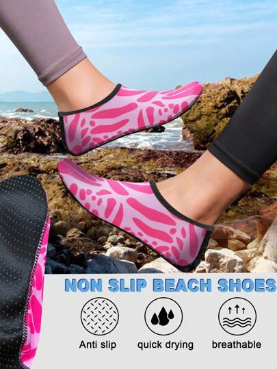 Beach Stuff - Soft Sole Beach Socks & Essentials - Water Wading, Swimming, Slip Resistant, Cut Resistant, Barefoot Skin-Friendly Shoes, Socks, Outdoor Leisure Soft-Soled Shoes, Indoor Pilates Yoga Soft Shoes, Floor Shoes., Beach Accessories, Pool Float