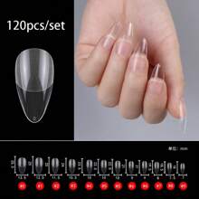 Puntas de uñas de imitación cuadradas extra cortas, conjunto de 120 piezas de puntas de uñas de acrílico mate suave pre-archivadas, puntas de uñas de gel suave preformadas para cubrir la uña completa en 12 tamaños de Gel X puntas de uñas falsas para principiantes y suministros de uñas para salón uñas falsas uña falsa uña acrílica