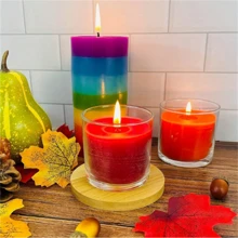 1pc 10g 0.35oz 34 Colors Candle Dye Flakes – High Concentration Dyes For Candle Making (Color Optional) Use In Soy/Coconut/Paraffin Wax - Multicolor - View 3