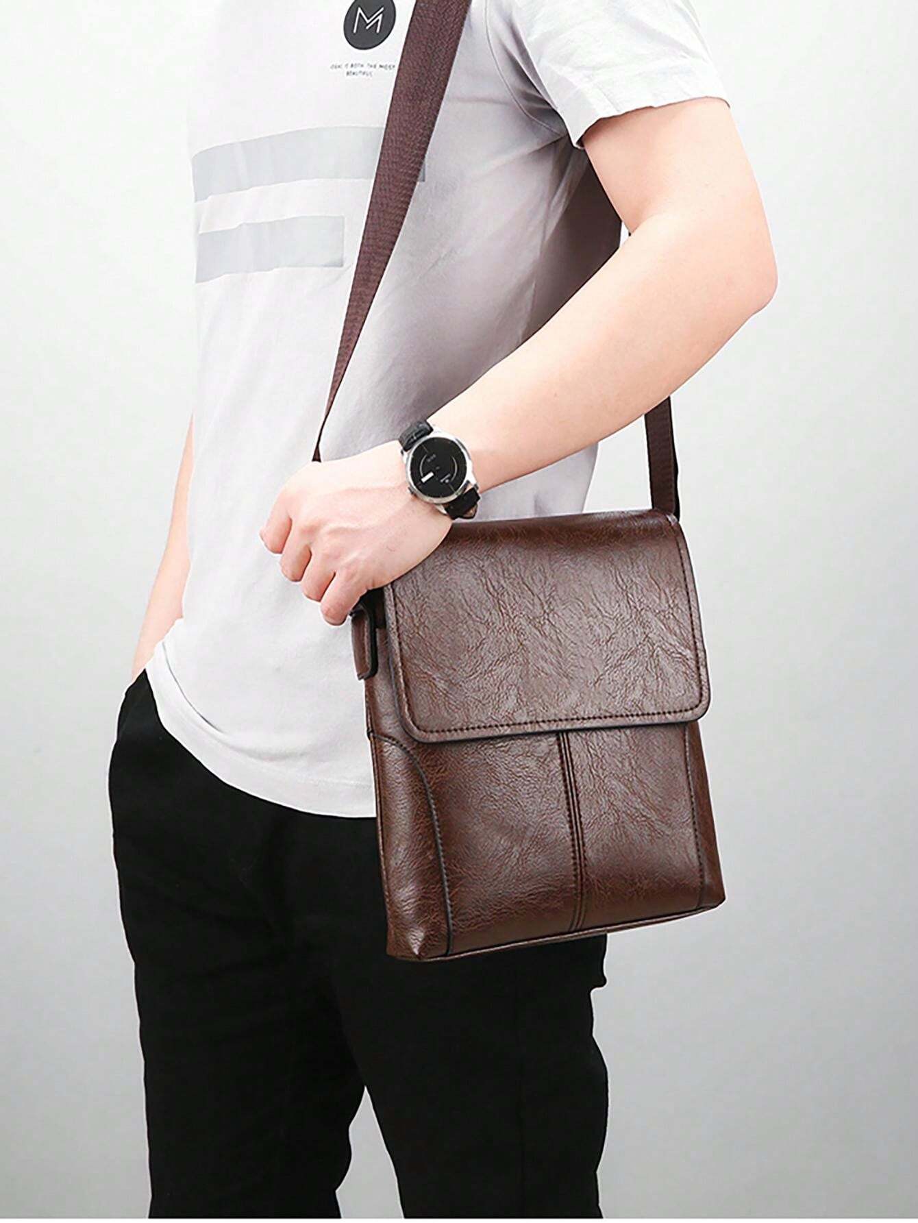 2024 Herenmode Canvas Kleine Tas Casual Heren Mini Handtassen